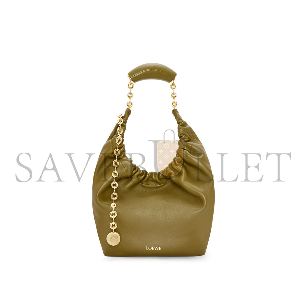 LOEWE MEDIUM SQUEEZE BAG IN MELLOW NAPPA LAMBSKIN A914Q37X01 (34*33*13.5cm)